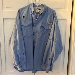 Fishing 🎣 Mens PFGTerminal Tackle Long Sleeve Woven Shirt L